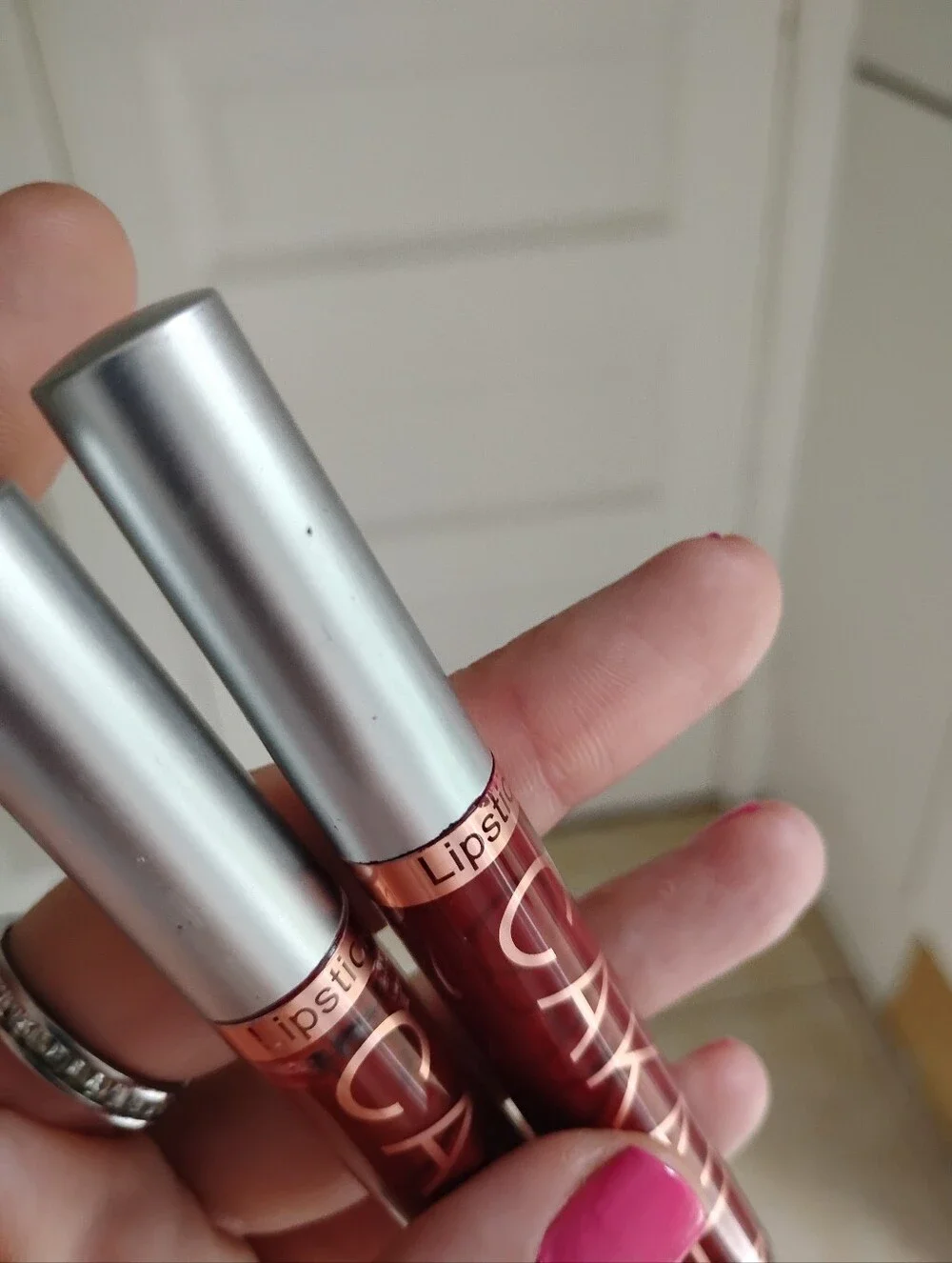 Deep rouge Reds Lipstick Lipgloss Bundle